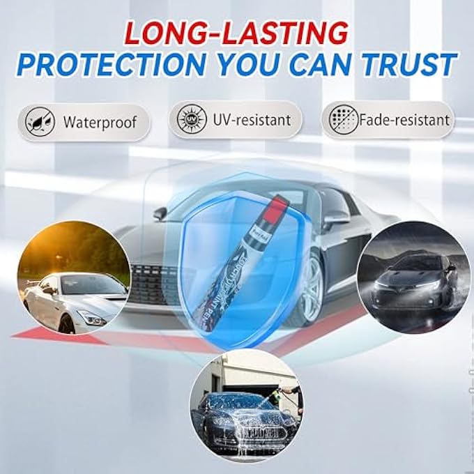 xdotoar TOUCH UP PAINT FOR CARS, PURE RED CAR PAINT SCRATCH REPAIR, AUTO PAINT REPAIR PEN, AUTOMOTIVE SCRATCH REMOVER, PROFESSIONAL SEAMLESS COVERAGE, COLOR ACCURATE, LONG LASTING ADHENSION, FAST DRYING - Image 5